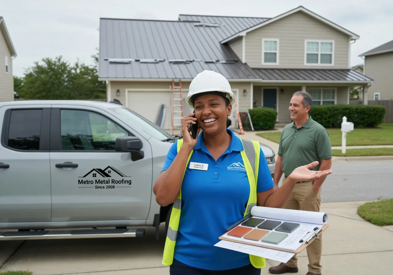 Storm Damage Metal Roof Repair in Lewisville, IN